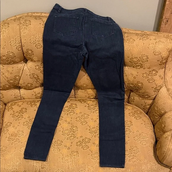 Long Tall Sally Dark Indigo Skinny Jeans - Picture 3 of 3